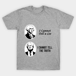 George Washington versus Donald Truump T-Shirt